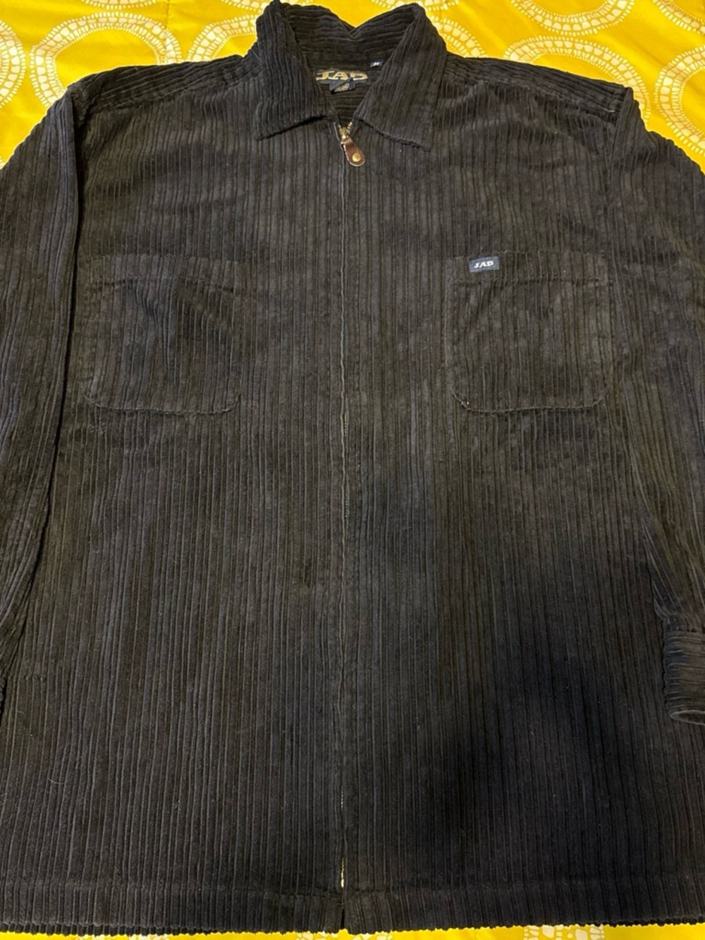 Vintage JAB Men's Black Corduroy Jacket